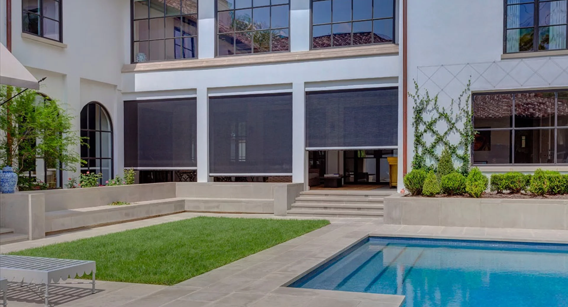 Motorized Patio Shades - Oklahoma City